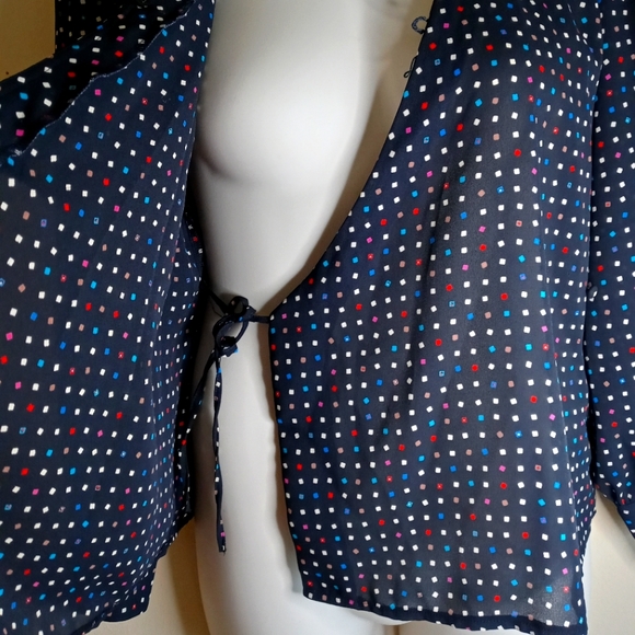 Ruffled Cross Body Blouse - Picture 5 of 6